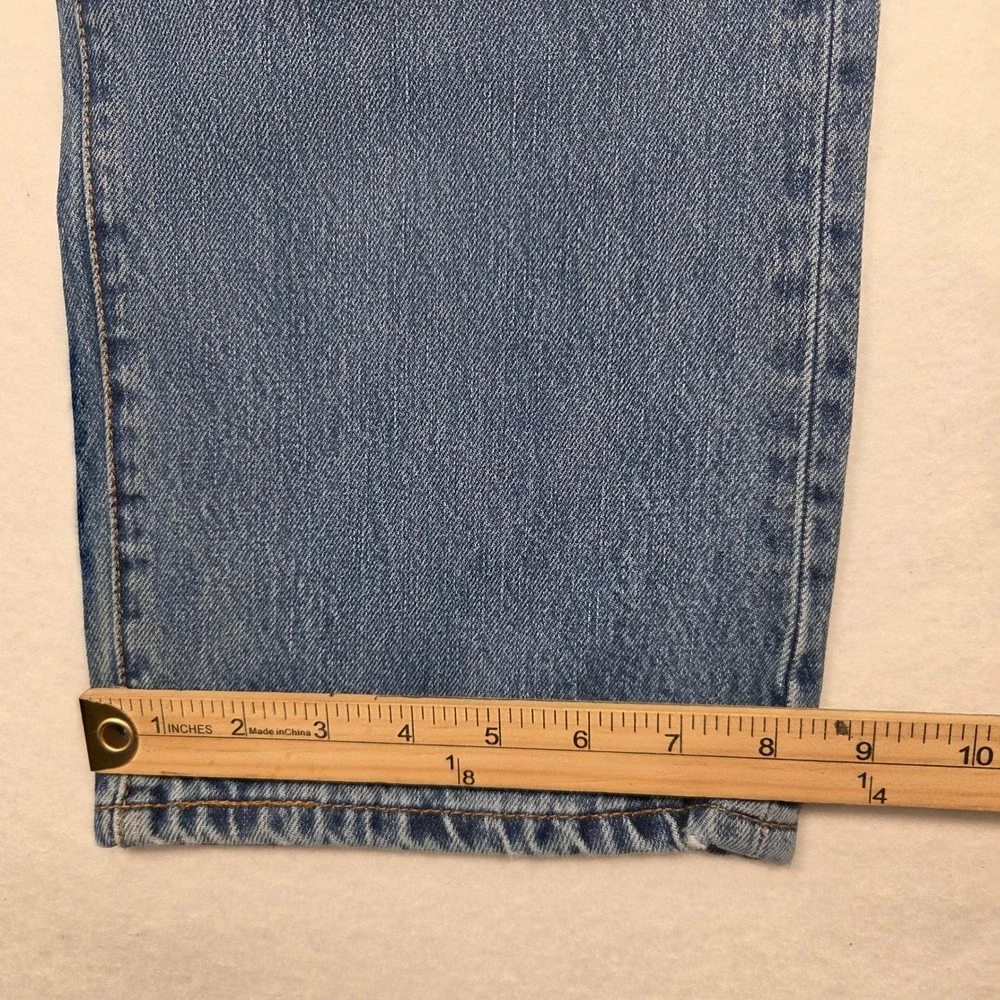 Vtg Levi's 501 Original Fit Y2K Jeans Mens 36x34 (Fits 34×32) Blue Straight Leg